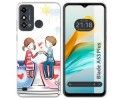 Funda Silicona para ZTE Blade A53 Plus diseño Café Dibujos