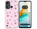 Funda Silicona para ZTE Blade A53 Plus diseño Flores Dibujos