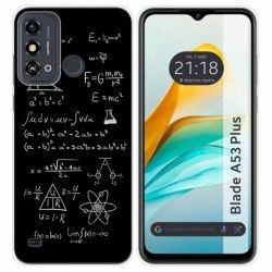 Funda Silicona para ZTE Blade A53 Plus diseño Formulas Dibujos