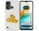 Funda Silicona para ZTE Blade A53 Plus diseño Leones Dibujos