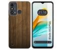 Funda Silicona para ZTE Blade A53 Plus diseño Madera Dibujos
