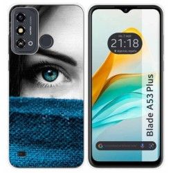 Funda Silicona para ZTE Blade A53 Plus diseño Ojo Dibujos