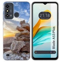 Funda Silicona para ZTE Blade A53 Plus diseño Sunset Dibujos