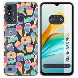 Funda Silicona para ZTE Blade A53 Plus diseño Dulces 02 Dibujos