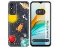 Funda Silicona para ZTE Blade A53 Plus diseño Espacio Dibujos