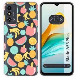 Funda Silicona para ZTE Blade A53 Plus diseño Frutas 02 Dibujos