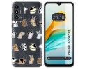 Funda Silicona para ZTE Blade A53 Plus diseño Perros Dibujos