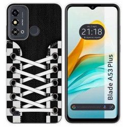 Funda Silicona para ZTE Blade A53 Plus diseño Zapatillas 03 Dibujos