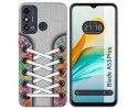 Funda Silicona para ZTE Blade A53 Plus diseño Zapatillas 04 Dibujos