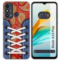 Funda Silicona para ZTE Blade A53 Plus diseño Zapatillas 10 Dibujos