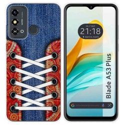 Funda Silicona para ZTE Blade A53 Plus diseño Zapatillas 11 Dibujos