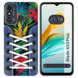 Funda Silicona para ZTE Blade A53 Plus diseño Zapatillas 12 Dibujos