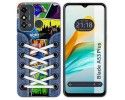 Funda Silicona para ZTE Blade A53 Plus diseño Zapatillas 14 Dibujos