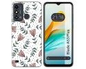 Funda Silicona para ZTE Blade A53 Plus diseño Flores 01 Dibujos