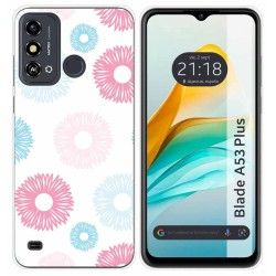 Funda Silicona para ZTE Blade A53 Plus diseño Flores 06 Dibujos