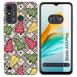 Funda Silicona para ZTE Blade A53 Plus diseño Flores 11 Dibujos