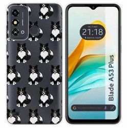 Funda Silicona para ZTE Blade A53 Plus diseño Perros 07 Dibujos
