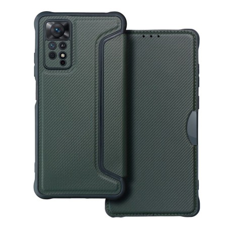 Funda Libro Magnética Antigolpes para Xiaomi Redmi Note 11 Pro / 11 Pro 5G color Verde