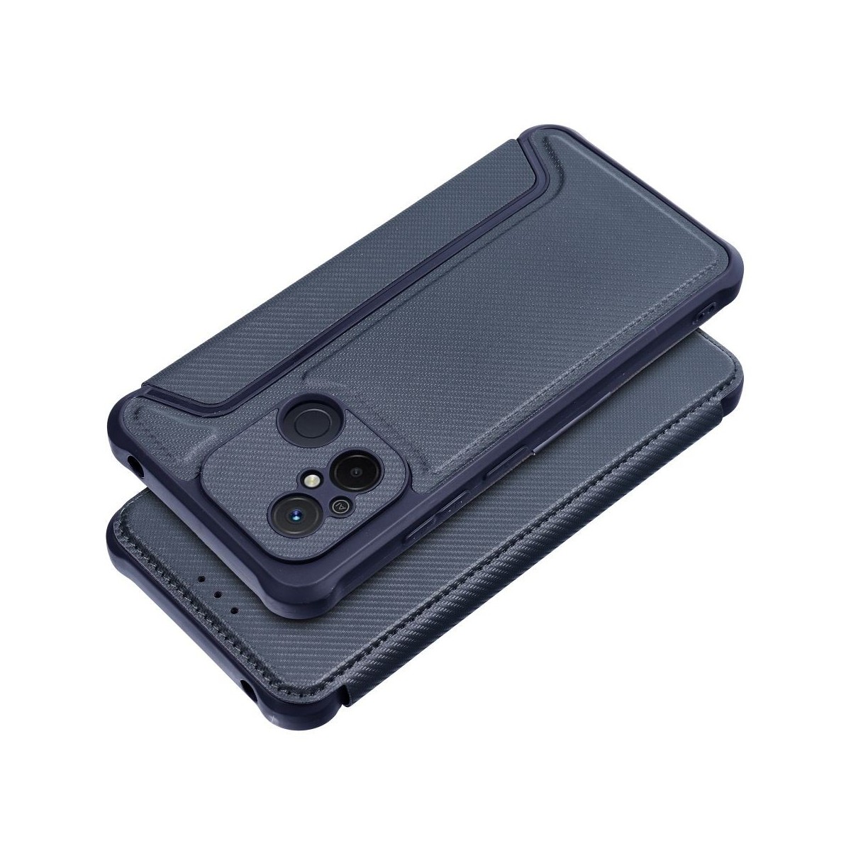 Funda Libro Magnética Antigolpes para Xiaomi Redmi 12C color Azul