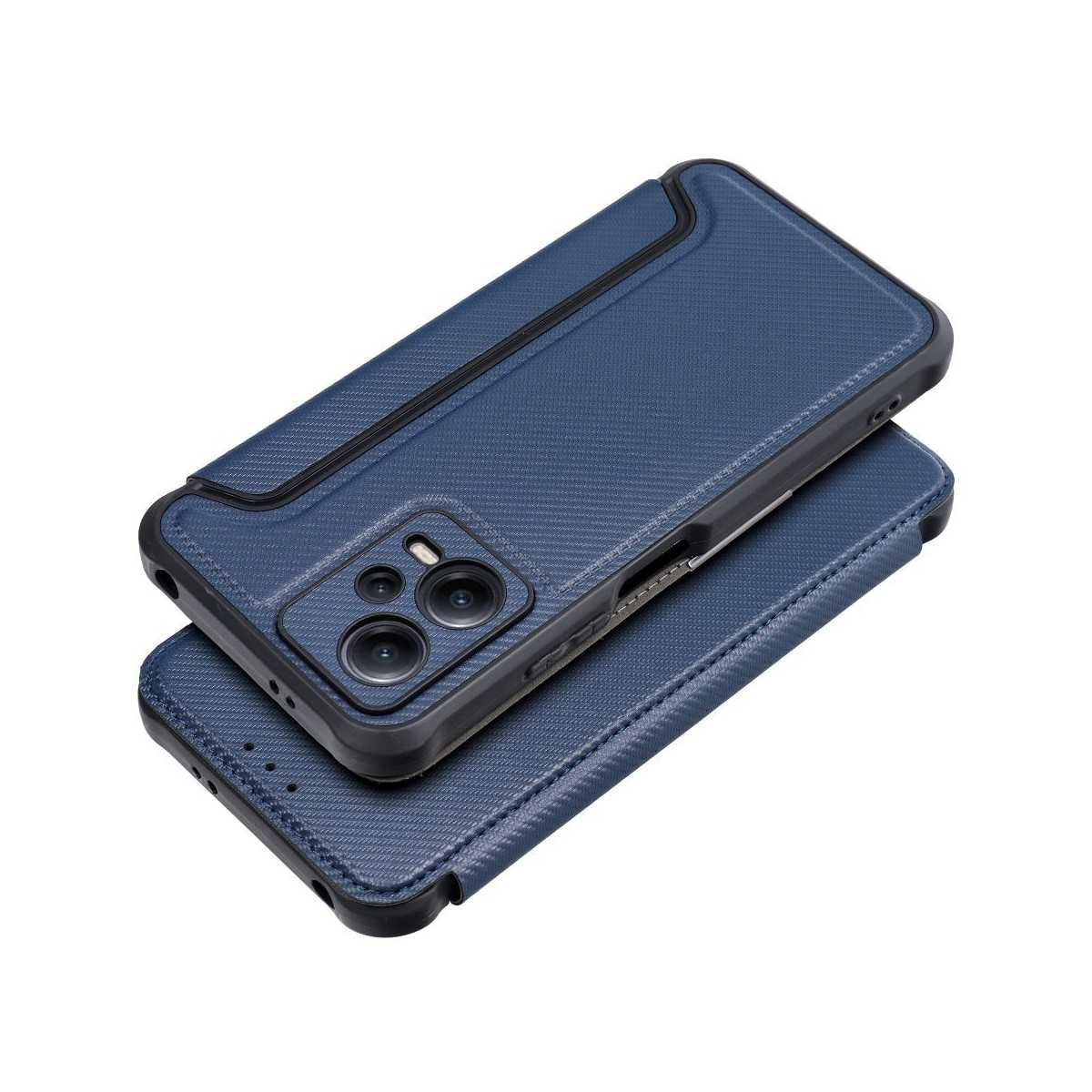 Funda Libro Magnética Antigolpes para Xiaomi Redmi Note 12 5G color Azul