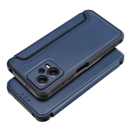 Funda Libro Magnética Antigolpes para Xiaomi Redmi Note 12 5G color Azul