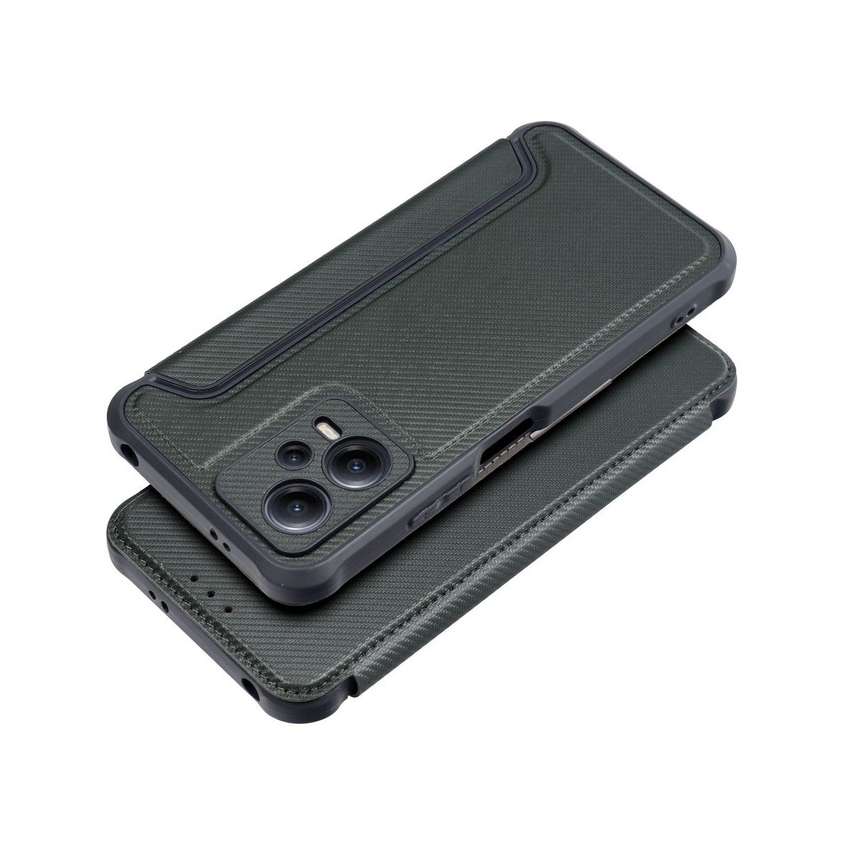 Funda Libro Magnética Antigolpes para Xiaomi Redmi Note 12 5G color Verde