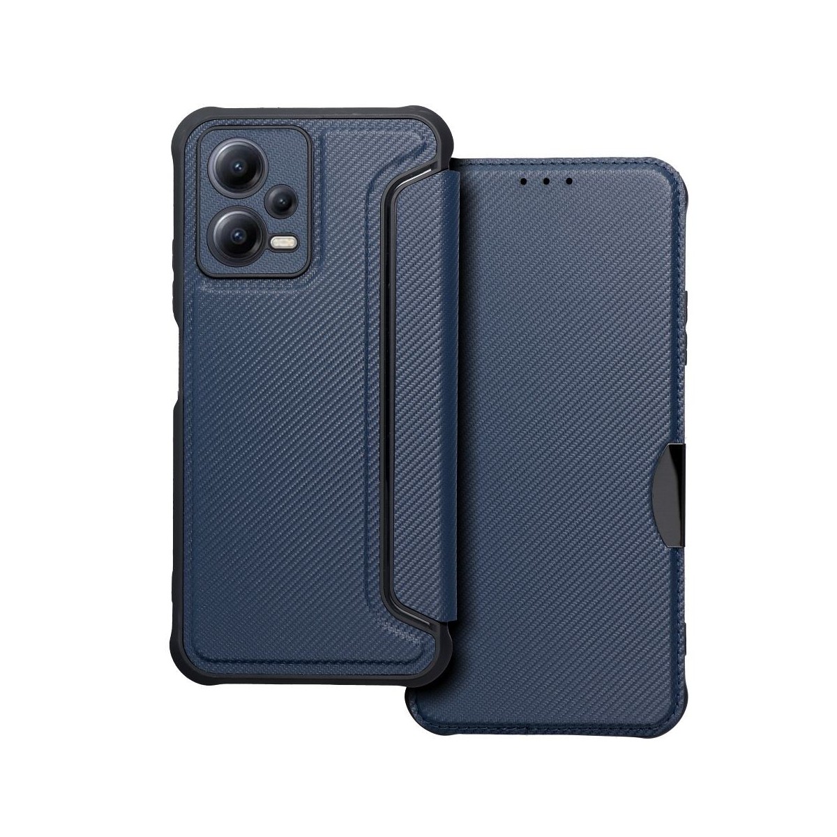 Funda Libro Magnética Antigolpes para Xiaomi POCO X5 5G color Azul