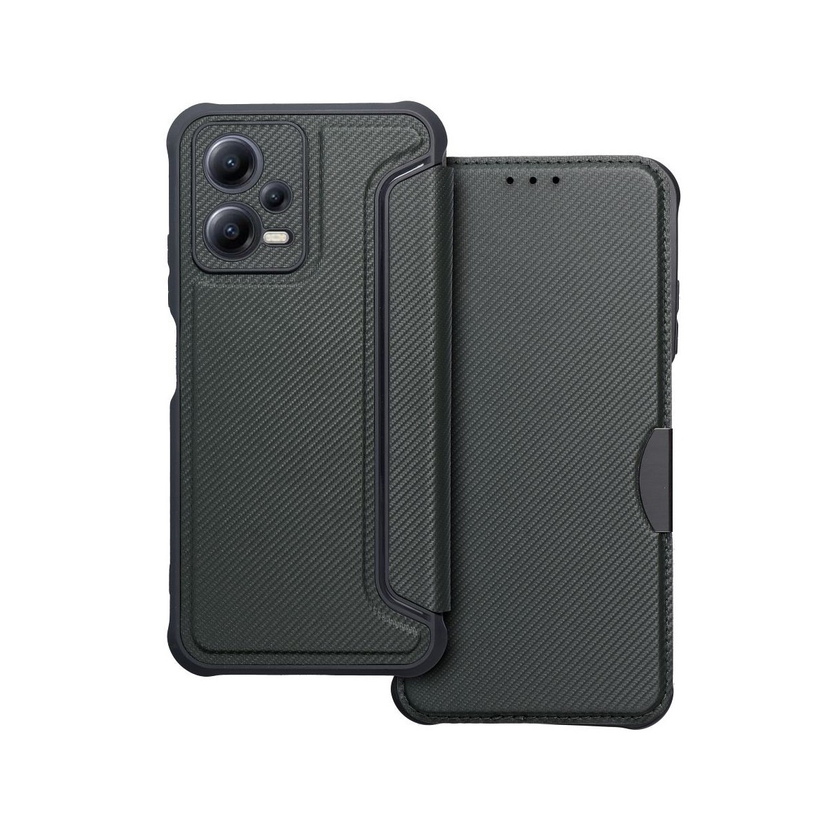 Funda Libro Magnética Antigolpes para Xiaomi POCO X5 5G color Verde
