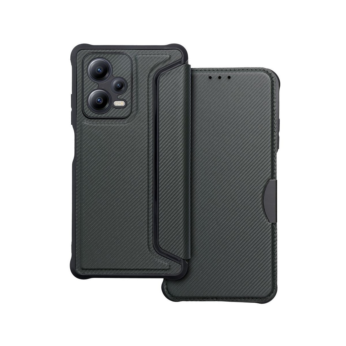 Funda Libro Magnética Antigolpes para Xiaomi Redmi Note 12 Pro+ Plus 5G color Verde