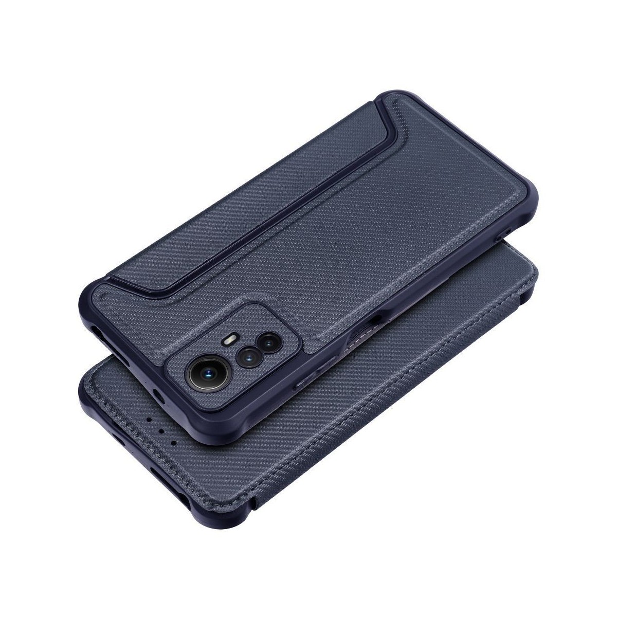 Funda Libro Magnética Antigolpes para Xiaomi Redmi Note 12S color Azul