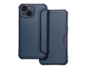 Funda Libro Magnética Antigolpes para Iphone 15 (6.1) color Azul