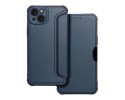 Funda Libro Magnética Antigolpes para Iphone 15 Plus (6.7) color Azul