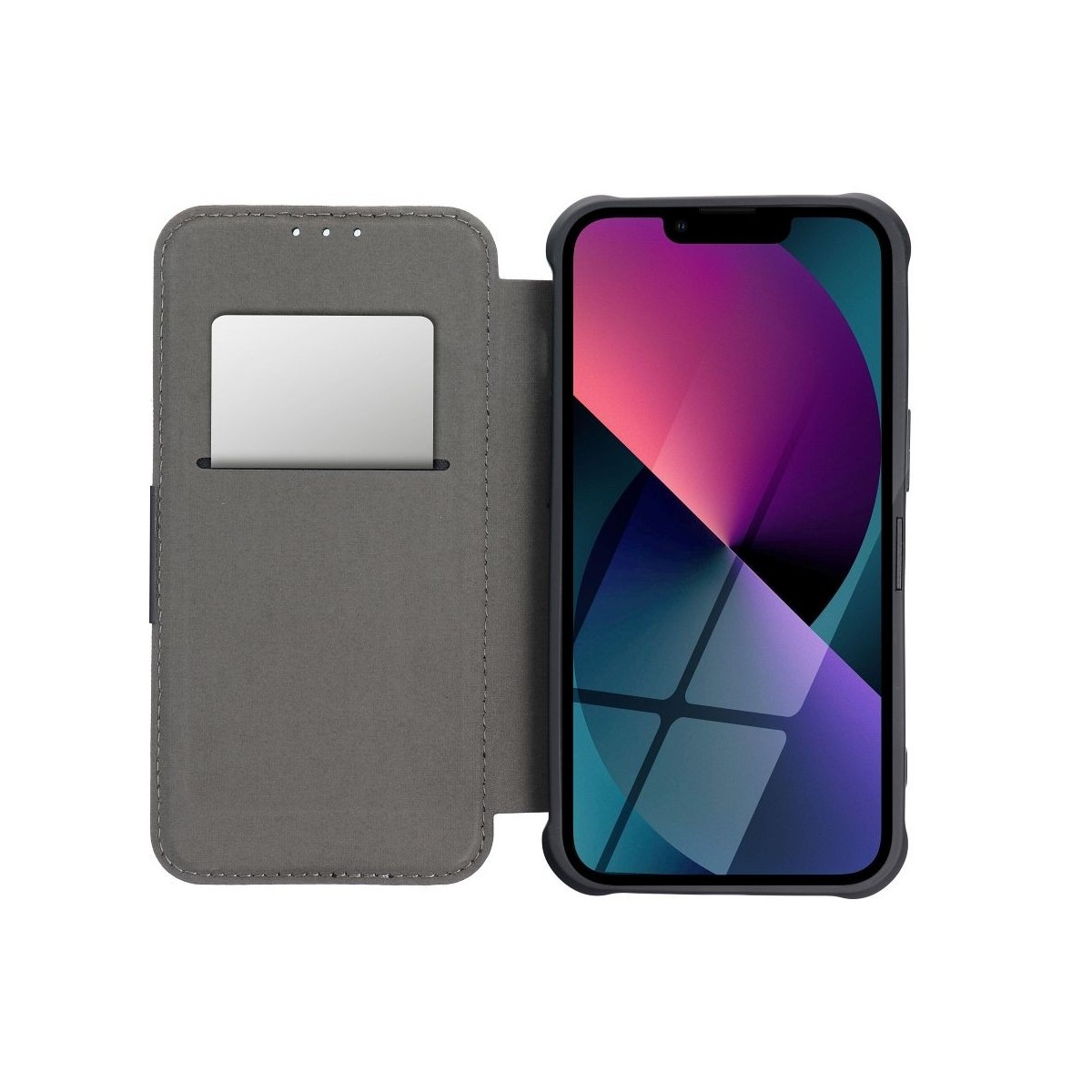 Funda Libro Magnética Antigolpes para Iphone 15 Pro (6.1) color Azul