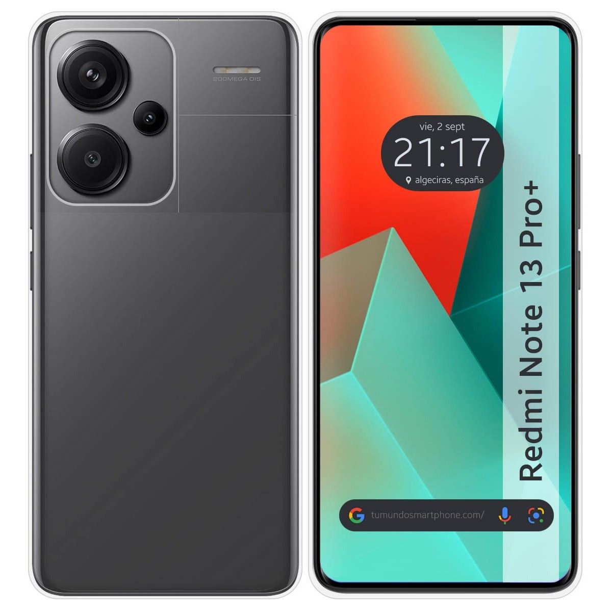 Funda Silicona Gel TPU Transparente para Xiaomi Redmi Note 13 Pro+ Plus 5G