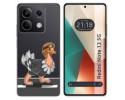 Funda Silicona Transparente para Xiaomi Redmi Note 13 5G diseño Avestruz Dibujos