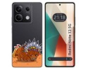 Funda Silicona Transparente para Xiaomi Redmi Note 13 5G diseño Bufalo Dibujos