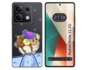 Funda Silicona Transparente para Xiaomi Redmi Note 13 5G diseño Cabra Dibujos