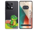 Funda Silicona Transparente para Xiaomi Redmi Note 13 5G diseño Coco Dibujos