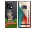 Funda Silicona Transparente para Xiaomi Redmi Note 13 5G diseño Mono Dibujos