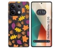Funda Silicona Transparente para Xiaomi Redmi Note 13 5G diseño Otoño Dibujos