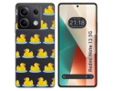 Funda Silicona Transparente para Xiaomi Redmi Note 13 5G diseño Pato Dibujos