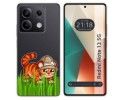 Funda Silicona Transparente para Xiaomi Redmi Note 13 5G diseño Tigre Dibujos