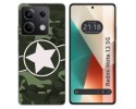 Funda Silicona para Xiaomi Redmi Note 13 5G diseño Camuflaje 01 Dibujos