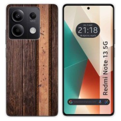 Funda Silicona para Xiaomi Redmi Note 13 5G diseño Madera 05 Dibujos