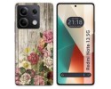 Funda Silicona para Xiaomi Redmi Note 13 5G diseño Madera 08 Dibujos
