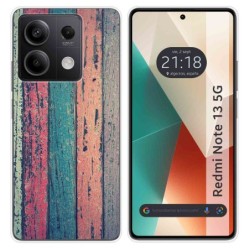 Funda Silicona para Xiaomi Redmi Note 13 5G diseño Madera 10 Dibujos