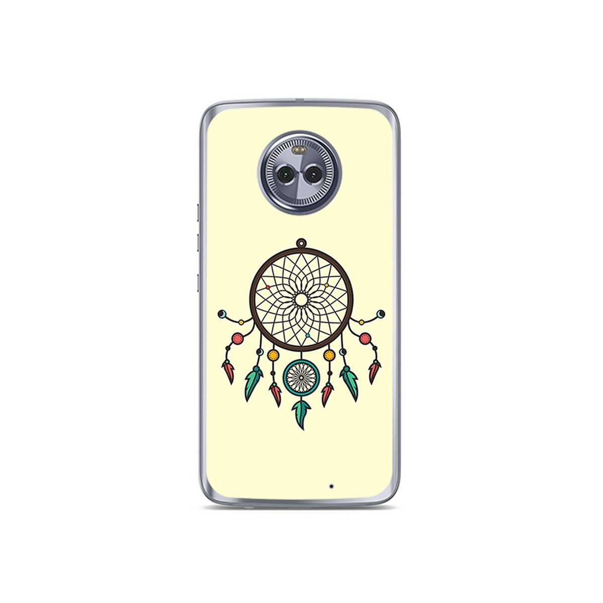 Funda Gel Tpu para Motorola Moto X4 Diseño Atrapasueños Dibujos