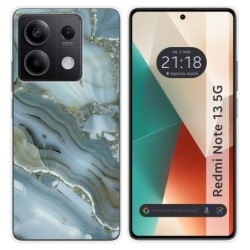 Funda Silicona para Xiaomi Redmi Note 13 5G diseño Mármol 09 Dibujos