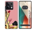 Funda Silicona para Xiaomi Redmi Note 13 5G diseño Brochas Dibujos