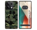 Funda Silicona para Xiaomi Redmi Note 13 5G diseño Camuflaje Dibujos
